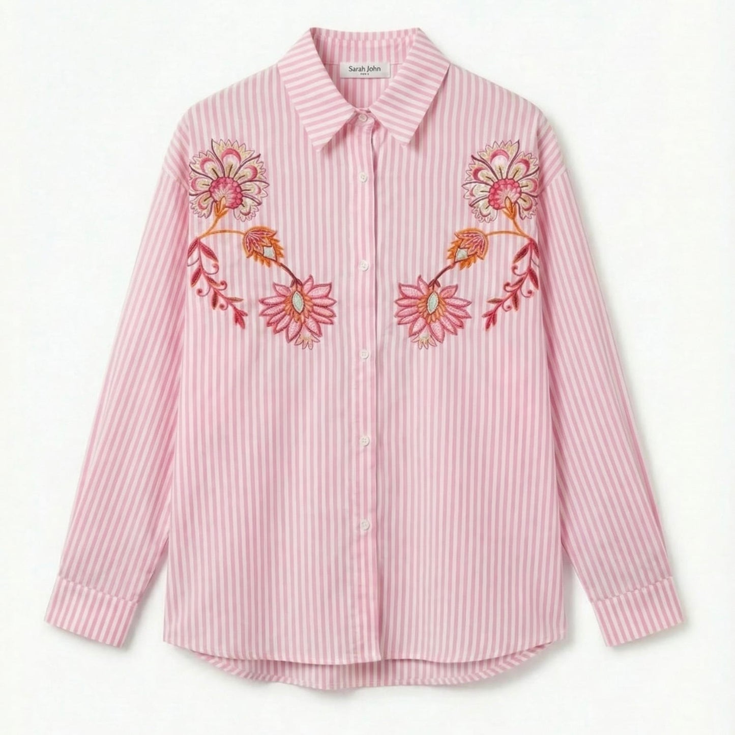 Chemise Paloma - Détail floral brodé