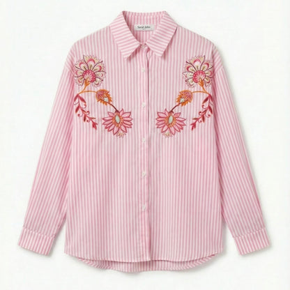 Chemise Paloma - Détail floral brodé