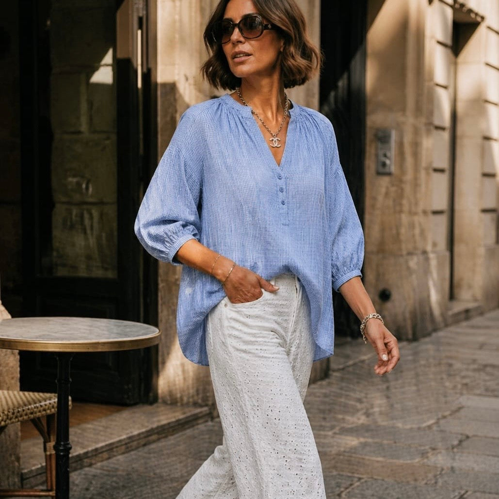 Chemise Perle - Bleue