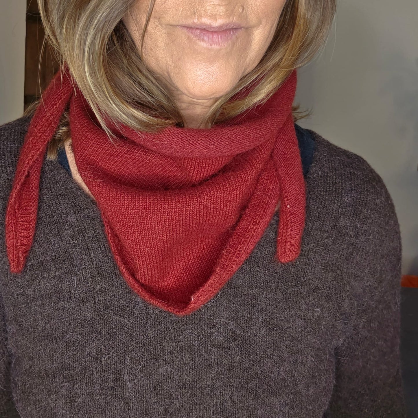 Écharpe Ava Triangle - Laine & Cachemire