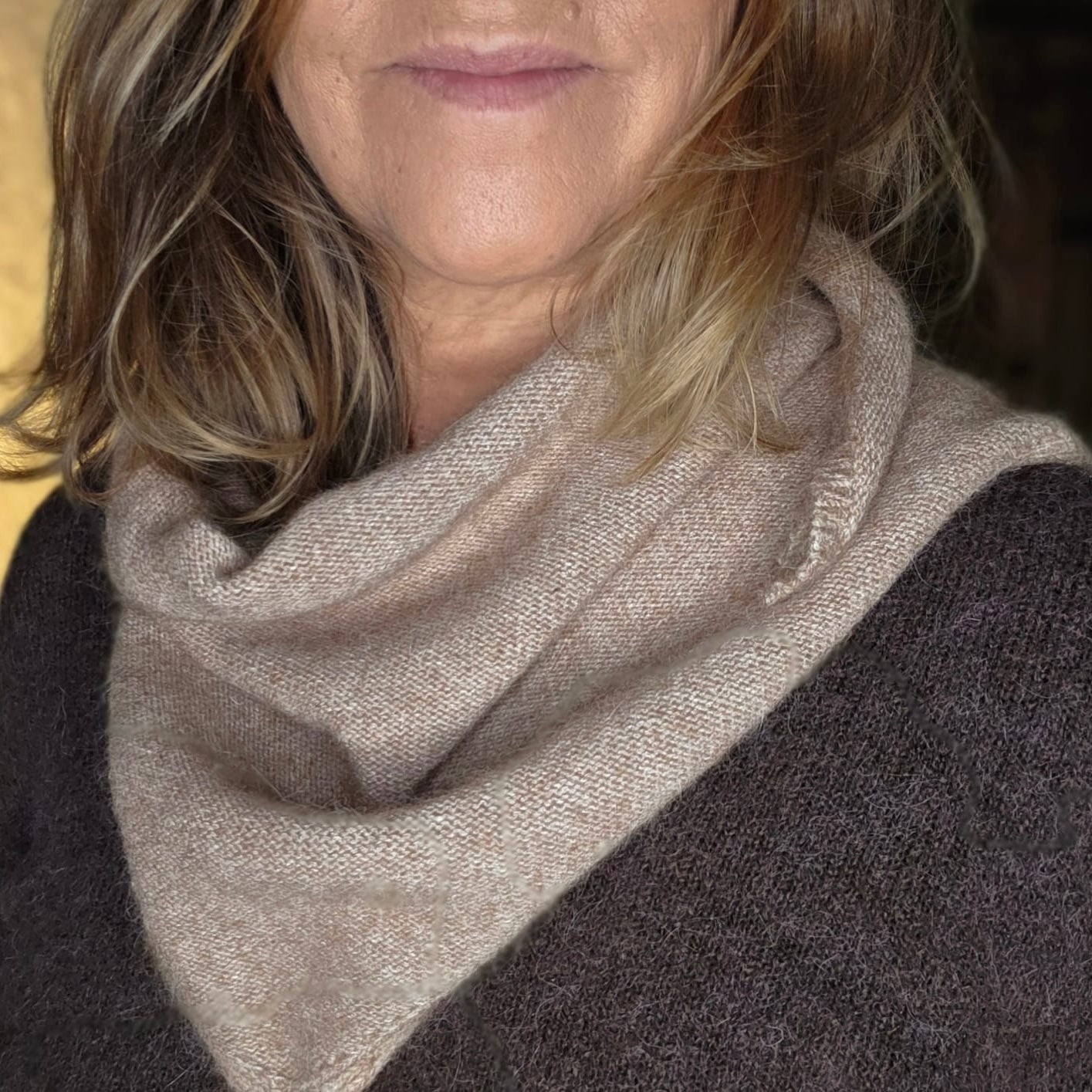 Écharpe Ava Triangle - Laine & Cachemire