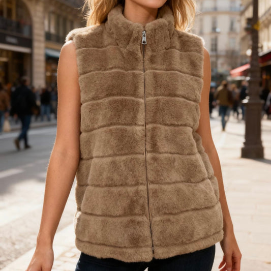 Gilet Isis - Fausse fourure