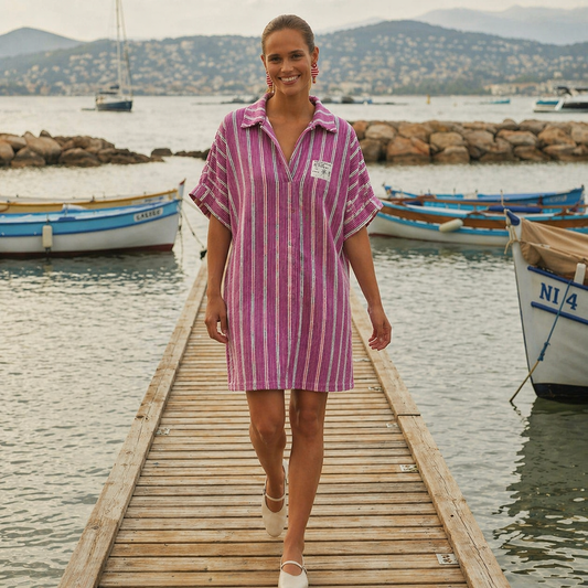 Robe Palma éponge - Rose