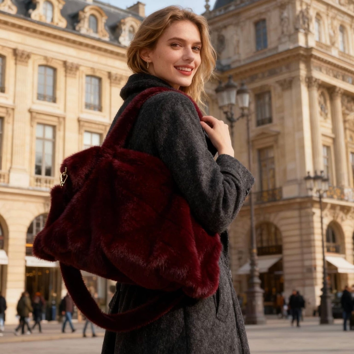 Sac Moa - Fausse fourrure